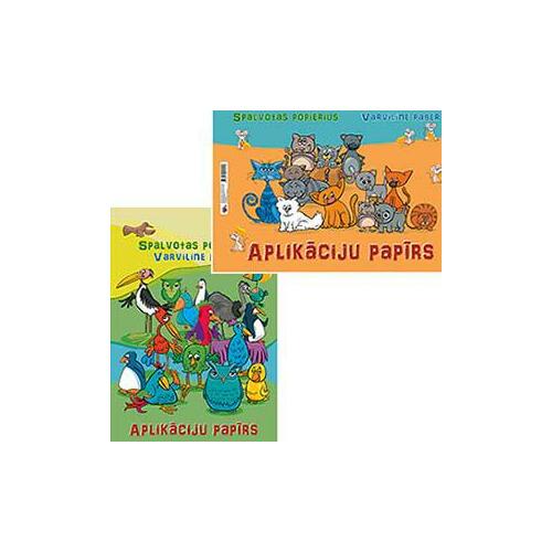 Aplikāciju papīrs A3, divpusīgs, 8 krāsas