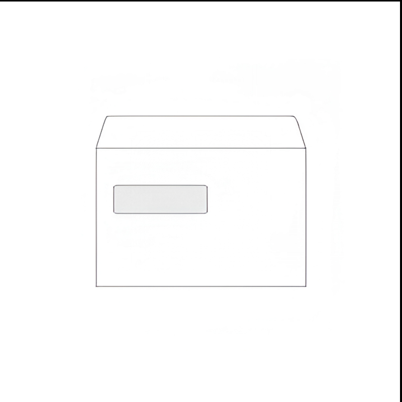 Aploksnes E5 156x220mm, ar logu 90x30mm