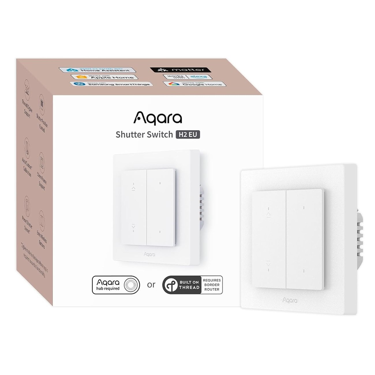Aqara roller shutter switch H2 (white)