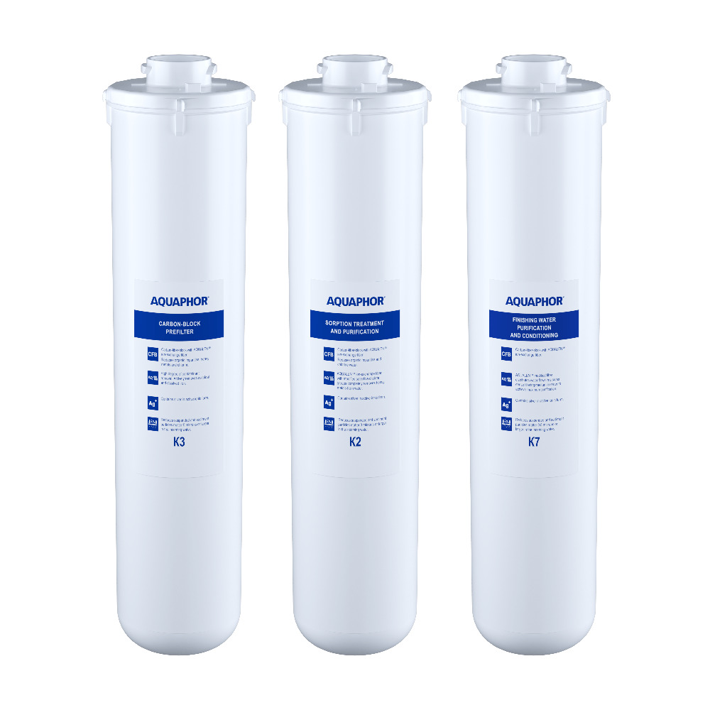 Aquaphor Crystal maiņas filtru komplekts (K3-K2-K7)