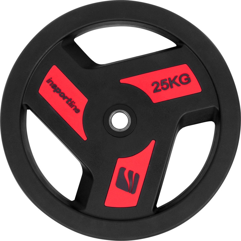 Ar gumiju pārklāts svara disks inSPORTline