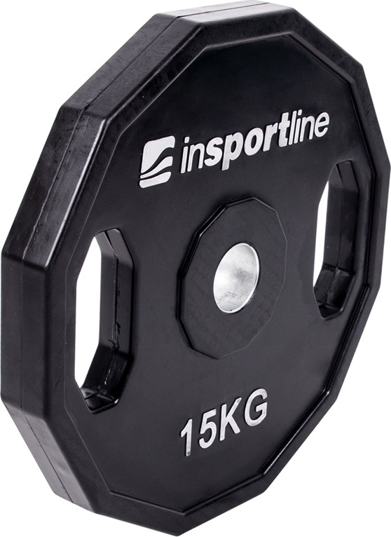 Ar gumiju pārklāts svaru disks inSPORTline