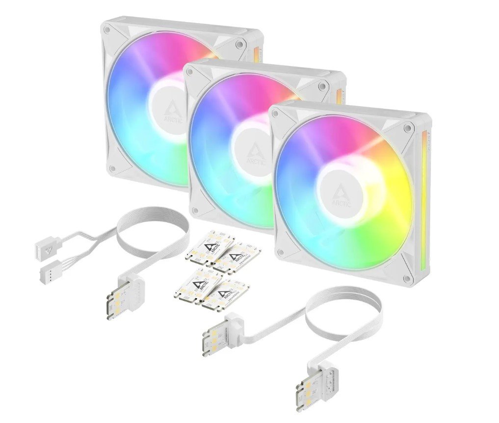 Arctic BioniX P14 A-RGB 3-pack Hvid