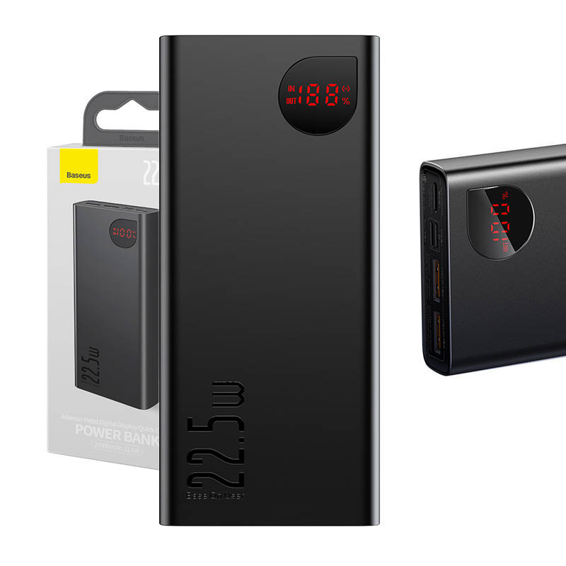 Ārējais akumulators LiPo (Powerbank) 20000mAh 22