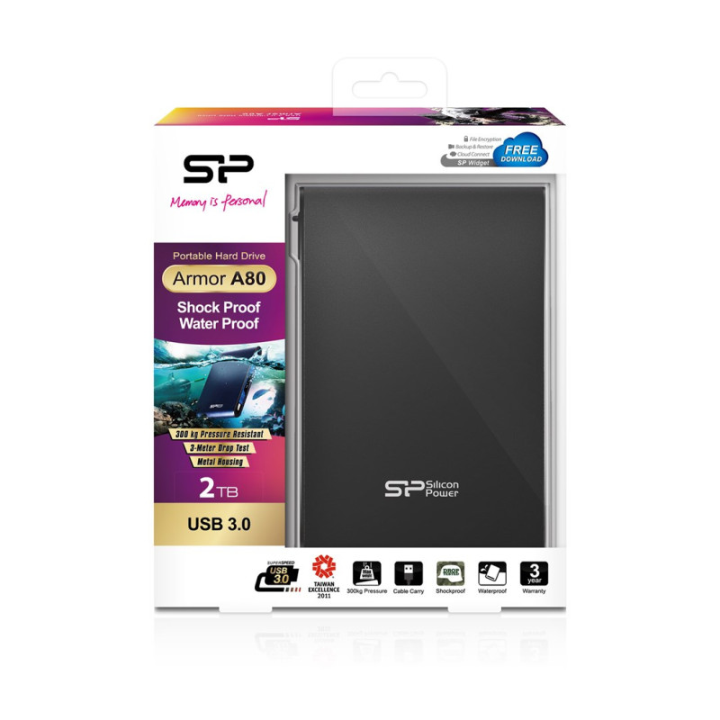 Ārējais cietais disks HDD Silicon Power
