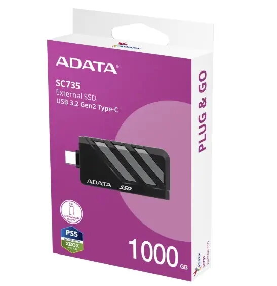 Ārējais SSD disks ADATA 1TB 2