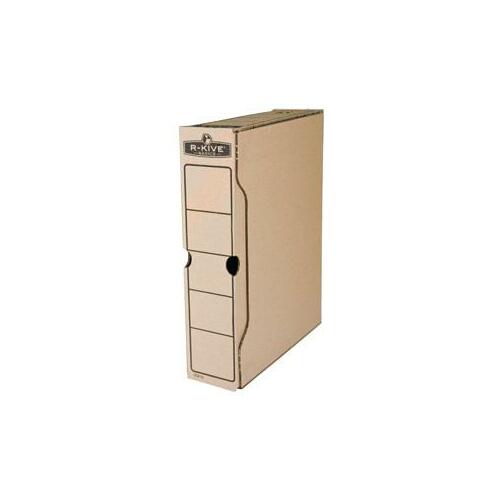 Arhīva kārba A4/80x260x325mm Fellowes, no brūna