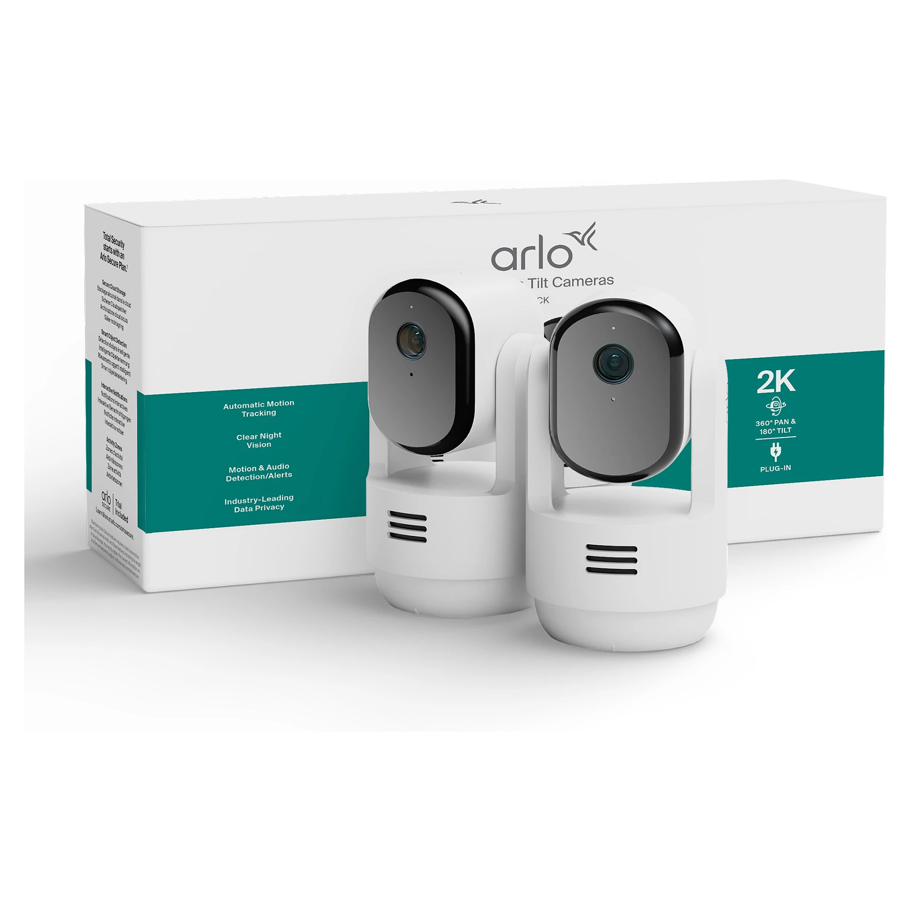 ARLO Essential 3 2K Pan-Tilt-Zoom iekštelpu