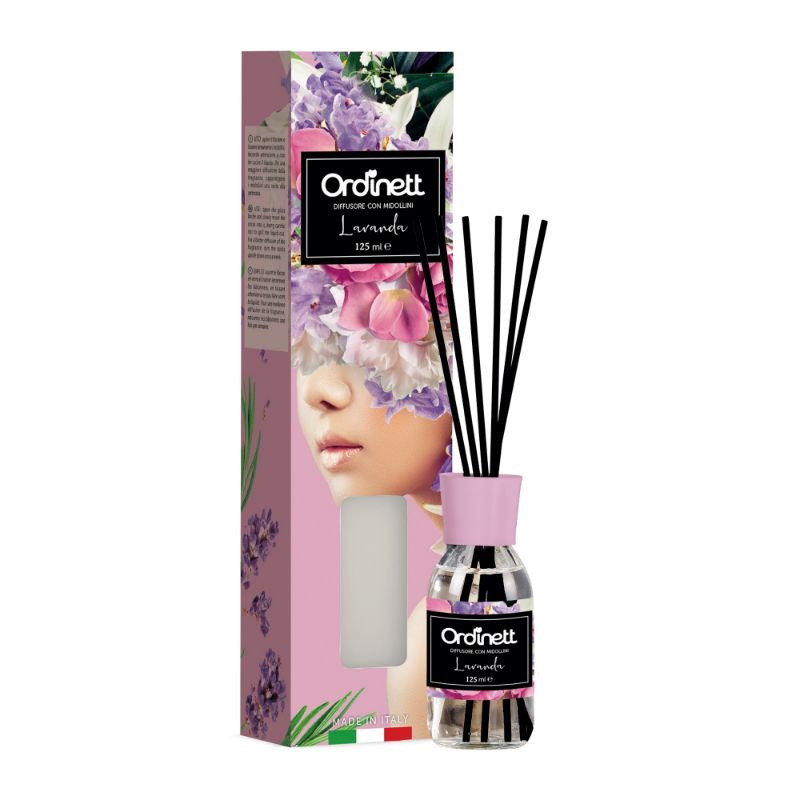 ORDINETT Aromātisko kociņu difuzors 125ml lavanda