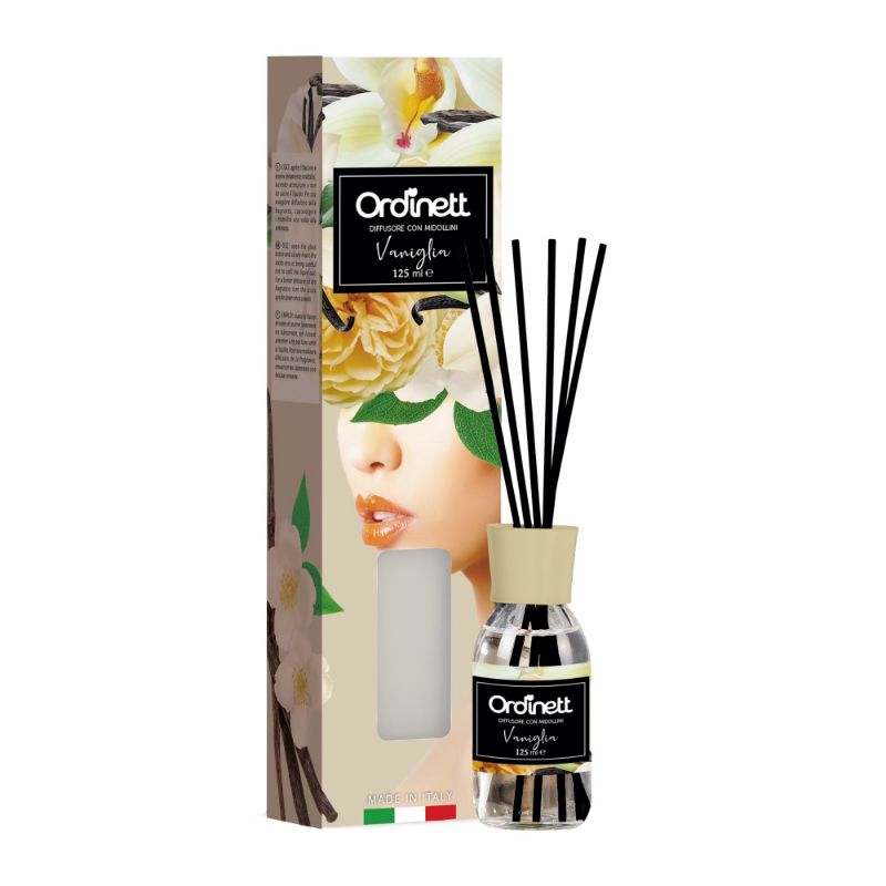 ORDINETT Aromātisko kociņu difuzors 125ml vaniļa