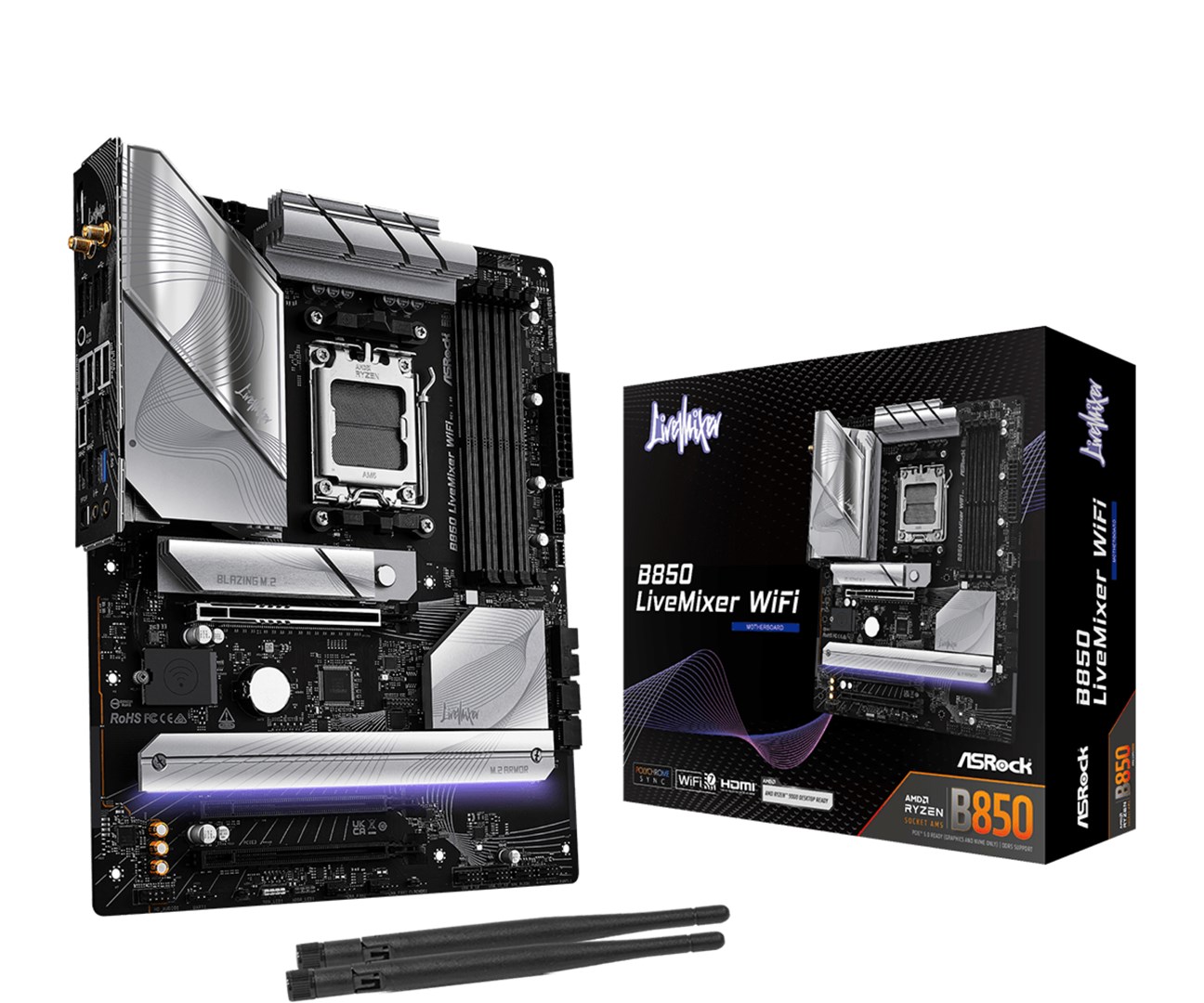 ASRock B850  LiveMixer WiFi      AM5 ATX