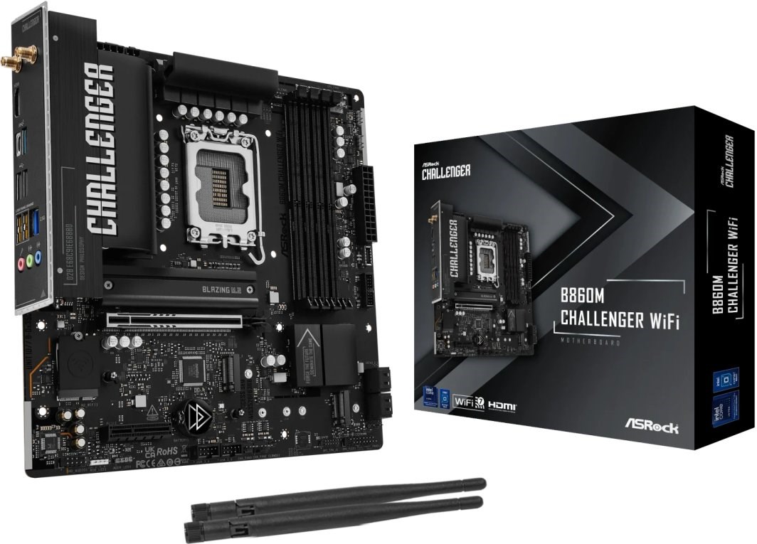 Asrock B860M CHALLENGER WIFI mātesplate (B860M