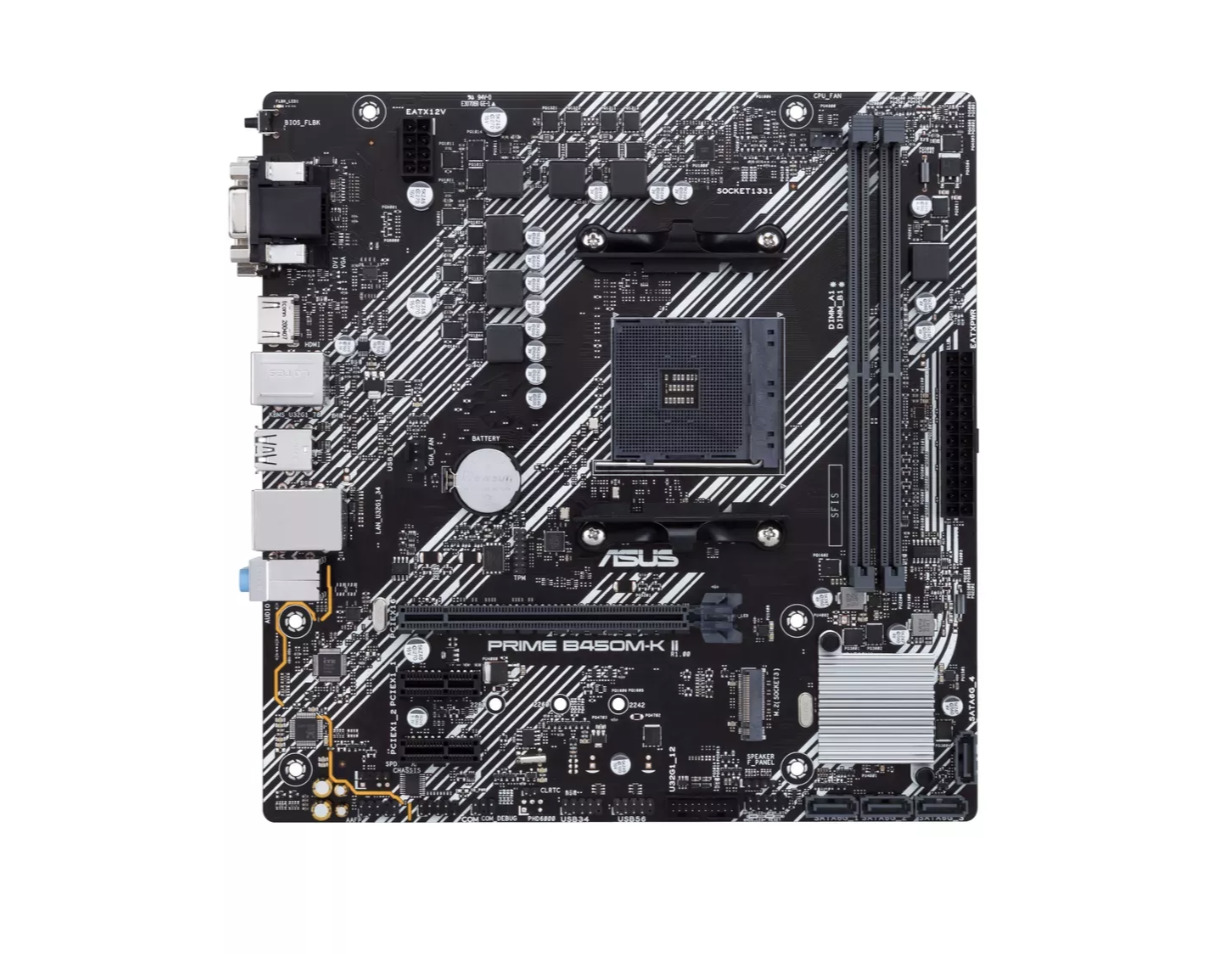 Asus PRIME B450M-K II Mātesplate |