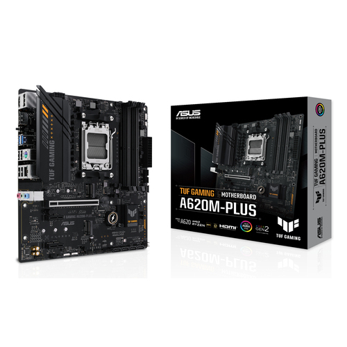 ASUS TUF GAMING A620M-PLUS/AM5/mATX mātesplate |