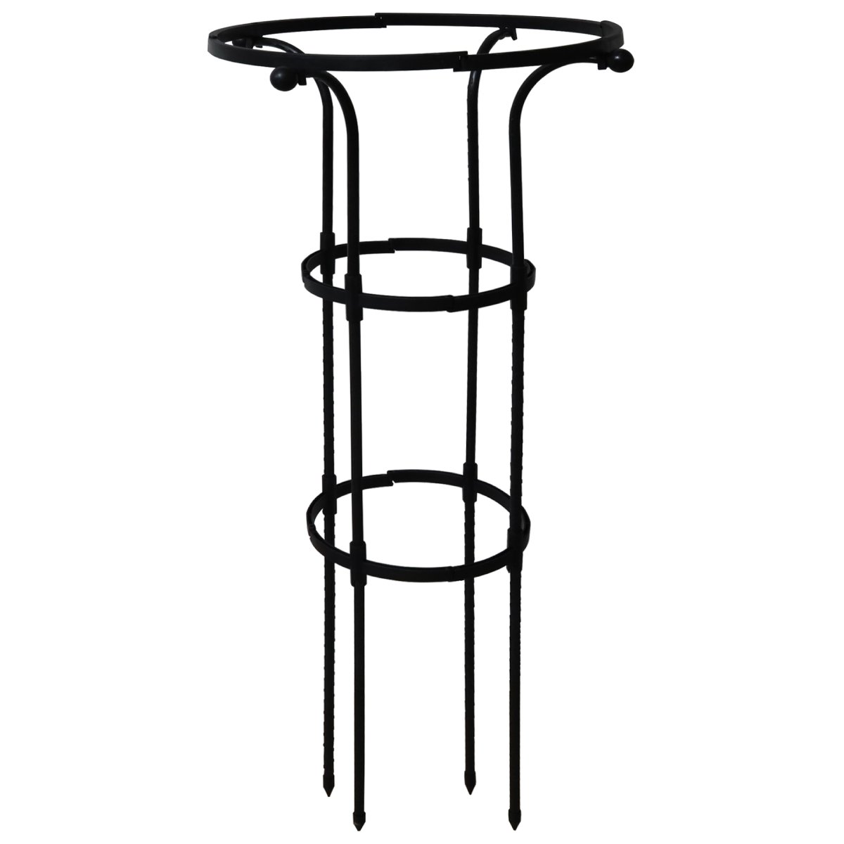 Besk Atbalsts telpaugiem D25/D40cm H95cm, melns