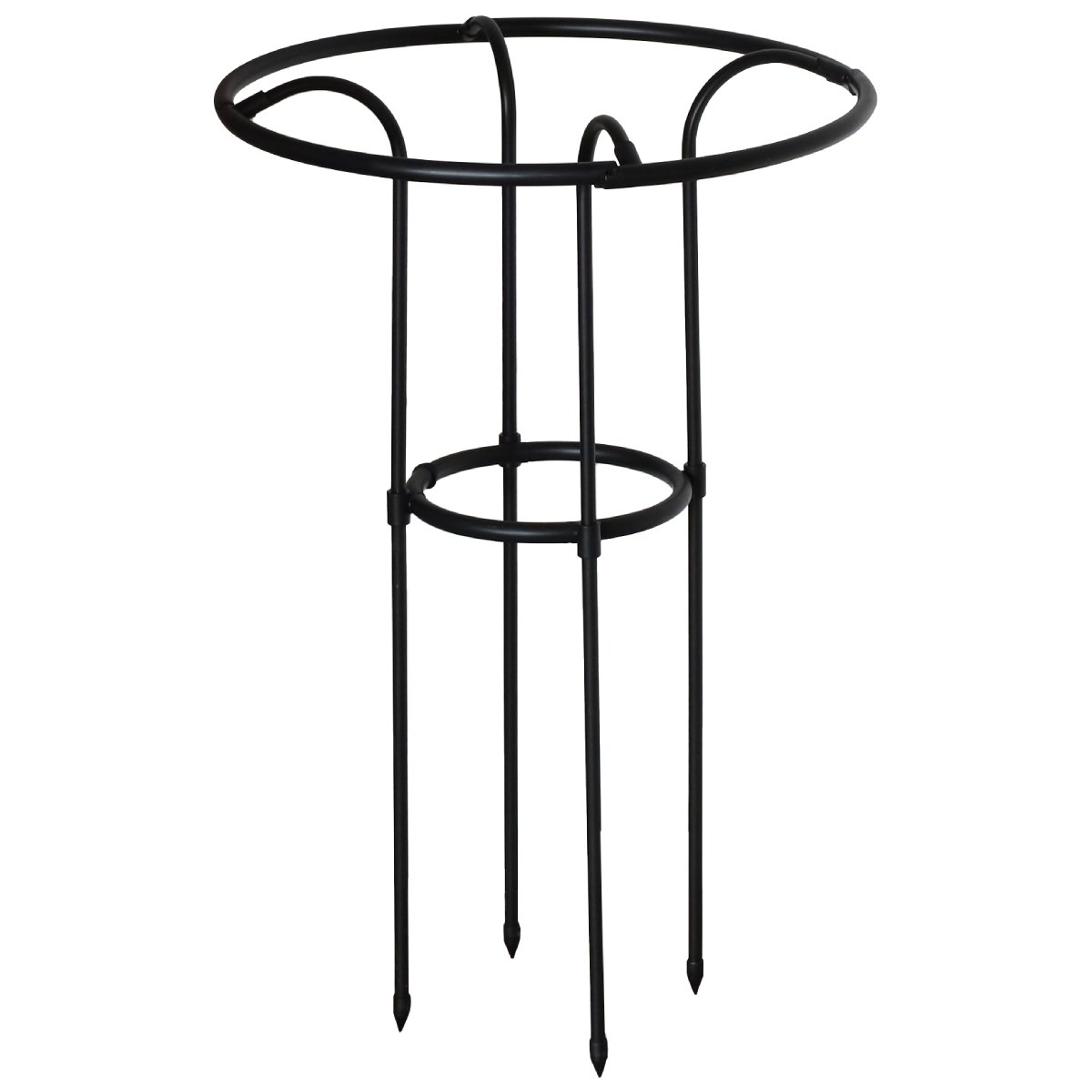 Besk Atbalsts telpaugiem D25/D48cm H70cm, melns