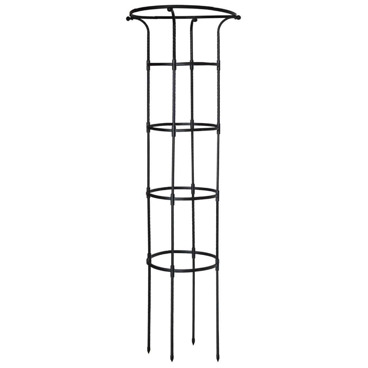 Besk Atbalsts telpaugiem D32/D50cm H155cm, melns