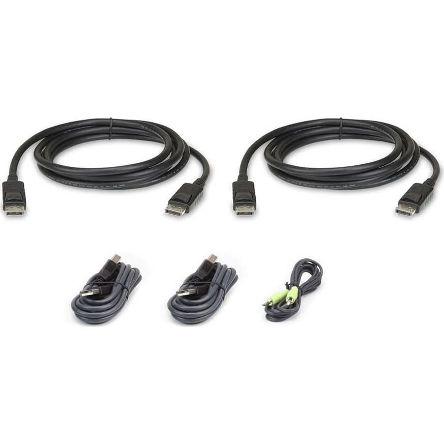 Aten 2L-7D02UDPX5 DisplayPort Dual Display Secure