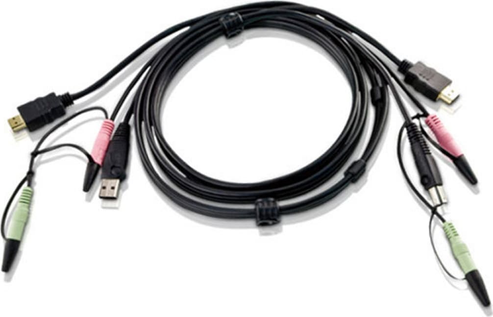 Aten 2L-7D02UH HDMI KVM Anschlusskabel, USB