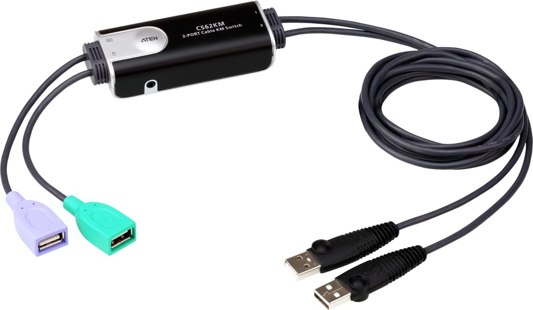 Aten CS62KM 2-Port Boundless KM Switch