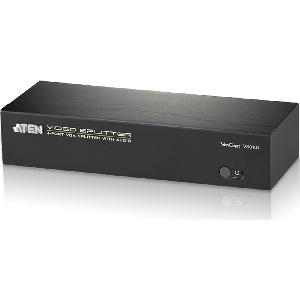 Aten VS0104 VGA Video-Splitter, 450MHz, Audio
