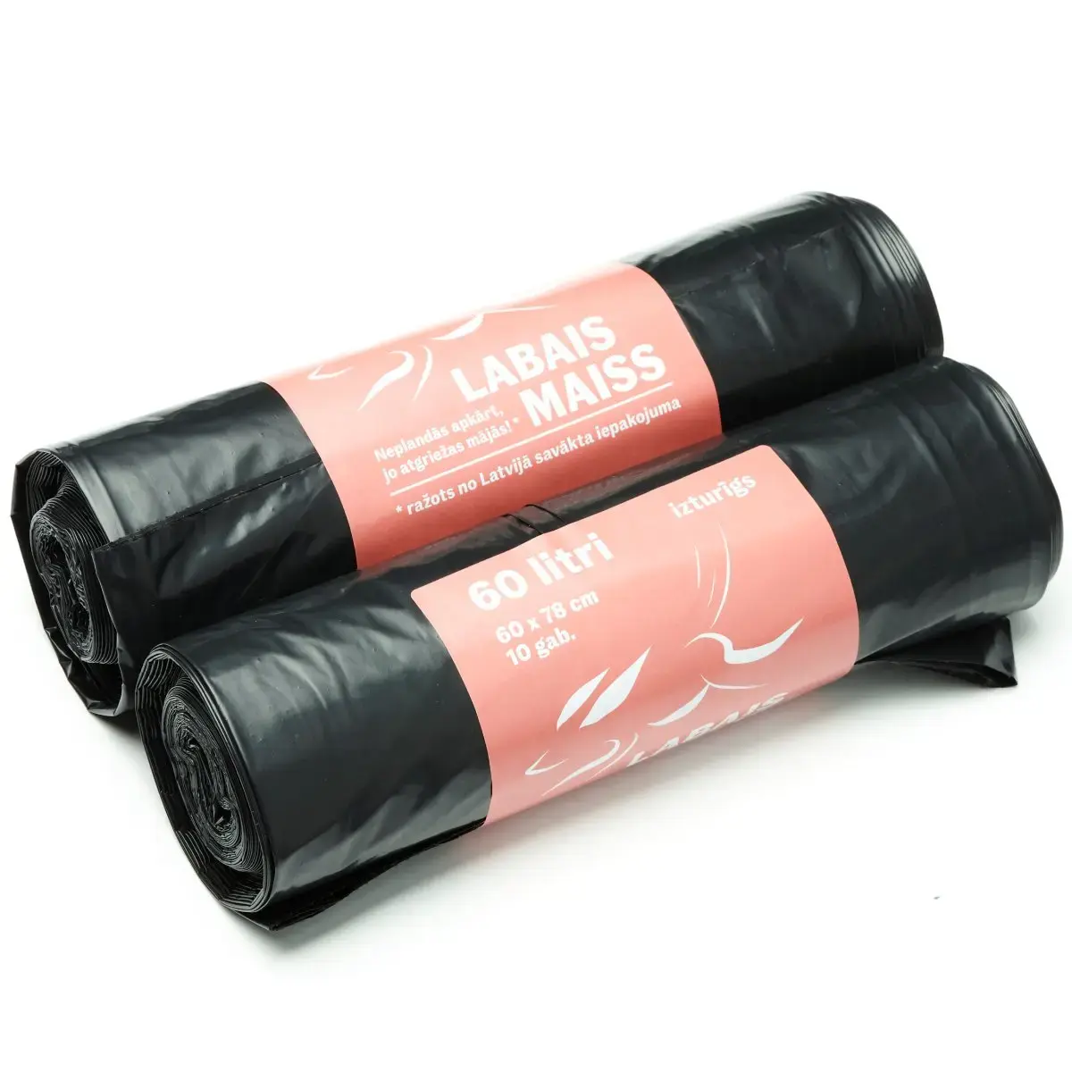 Atkritumu maisi LABAIS MAISS LDPE, 60l