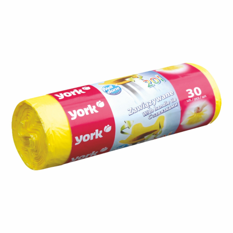 YORK Atkritumu maisi aizsienami 20L 30gb