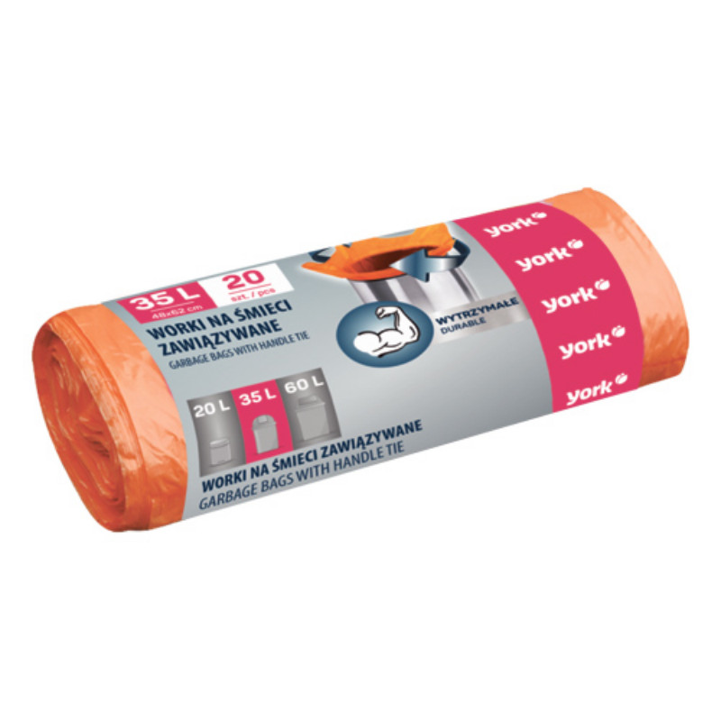 YORK Atkritumu maisi aizsienami 35L 20gb