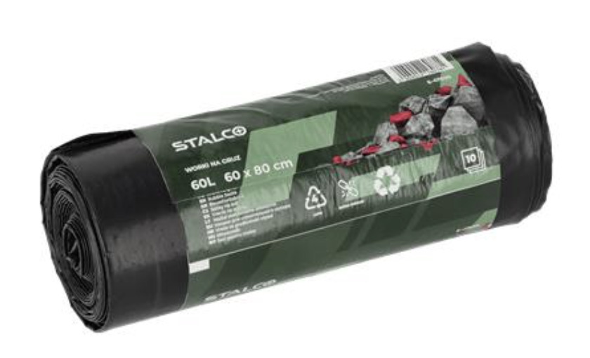 Atkritumu maisi STALCO 60 litri, 10