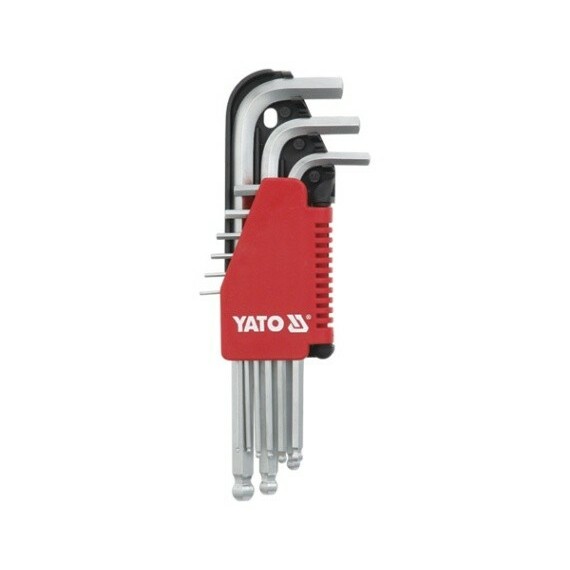 YATO Atslēgu Ballpoint komplekts 9 gab