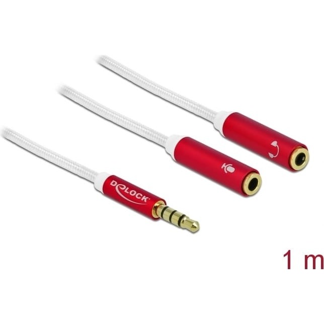 Audio adapteris 1x3.5mm 4pin M
