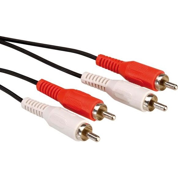 Audio kabelis 2 x RCA,  M