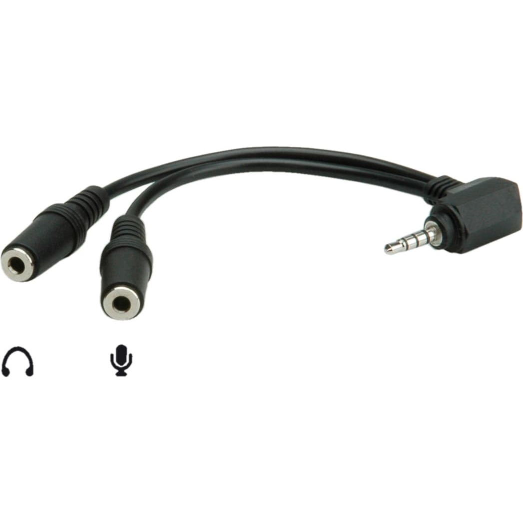 Roline Audio Y-kabelis 3.5mm Stereo
