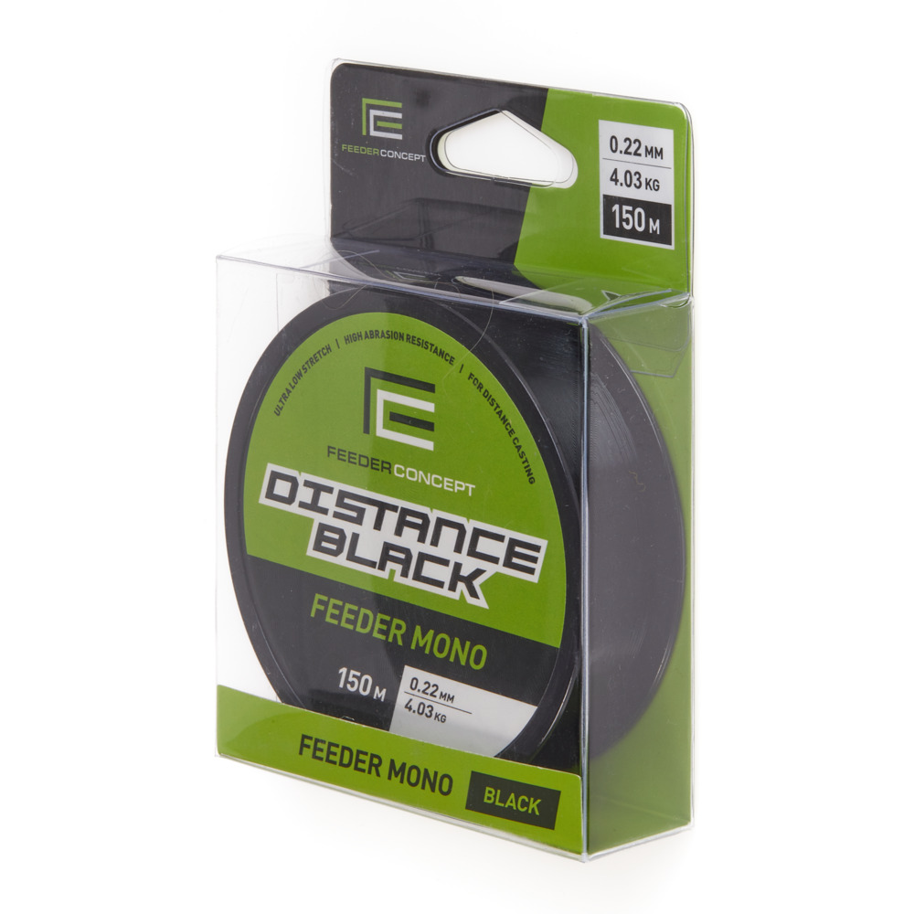 Aukla monofīlā Feeder Concept Distance Black