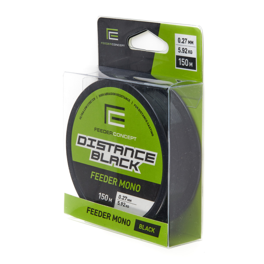 Aukla monofīlā Feeder Concept Distance Black