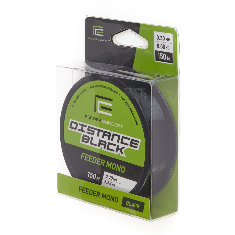 Aukla monofīlā Feeder Concept Distance Black