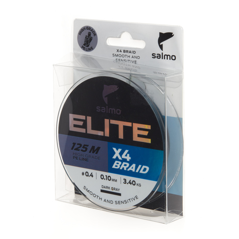 Aukla pītā Salmo Elite X4 BRAID