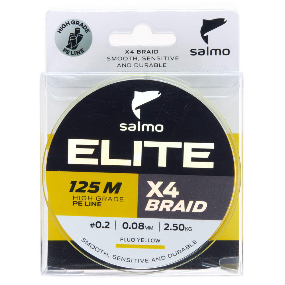 Aukla pītā Salmo Elite X4 BRAID