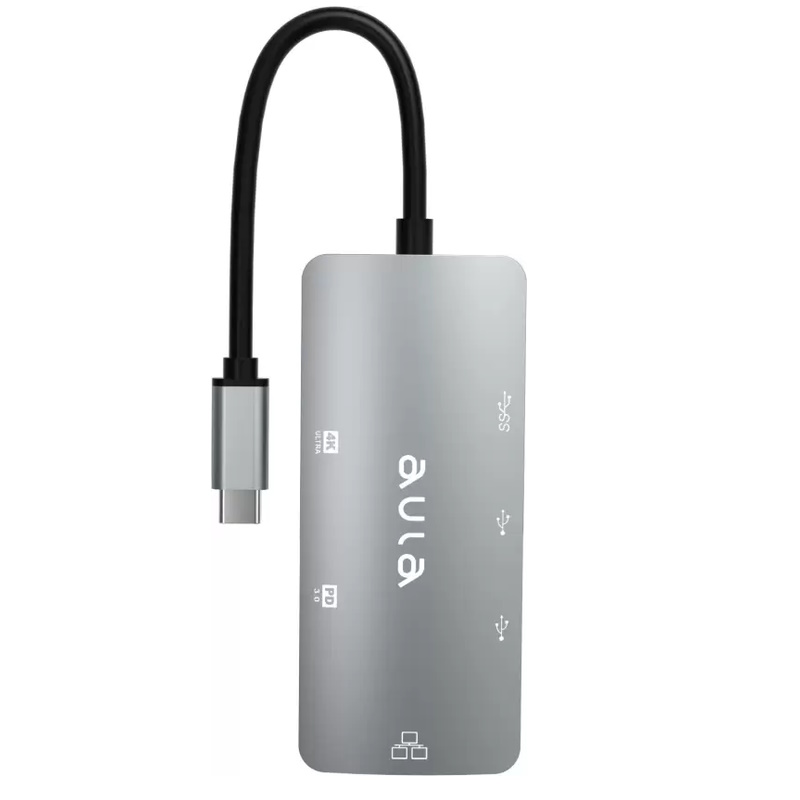 Aula UC-910 6in1 Hub adapteris USB-C