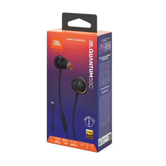 Austiņas JBL Quantum 50 C vadu