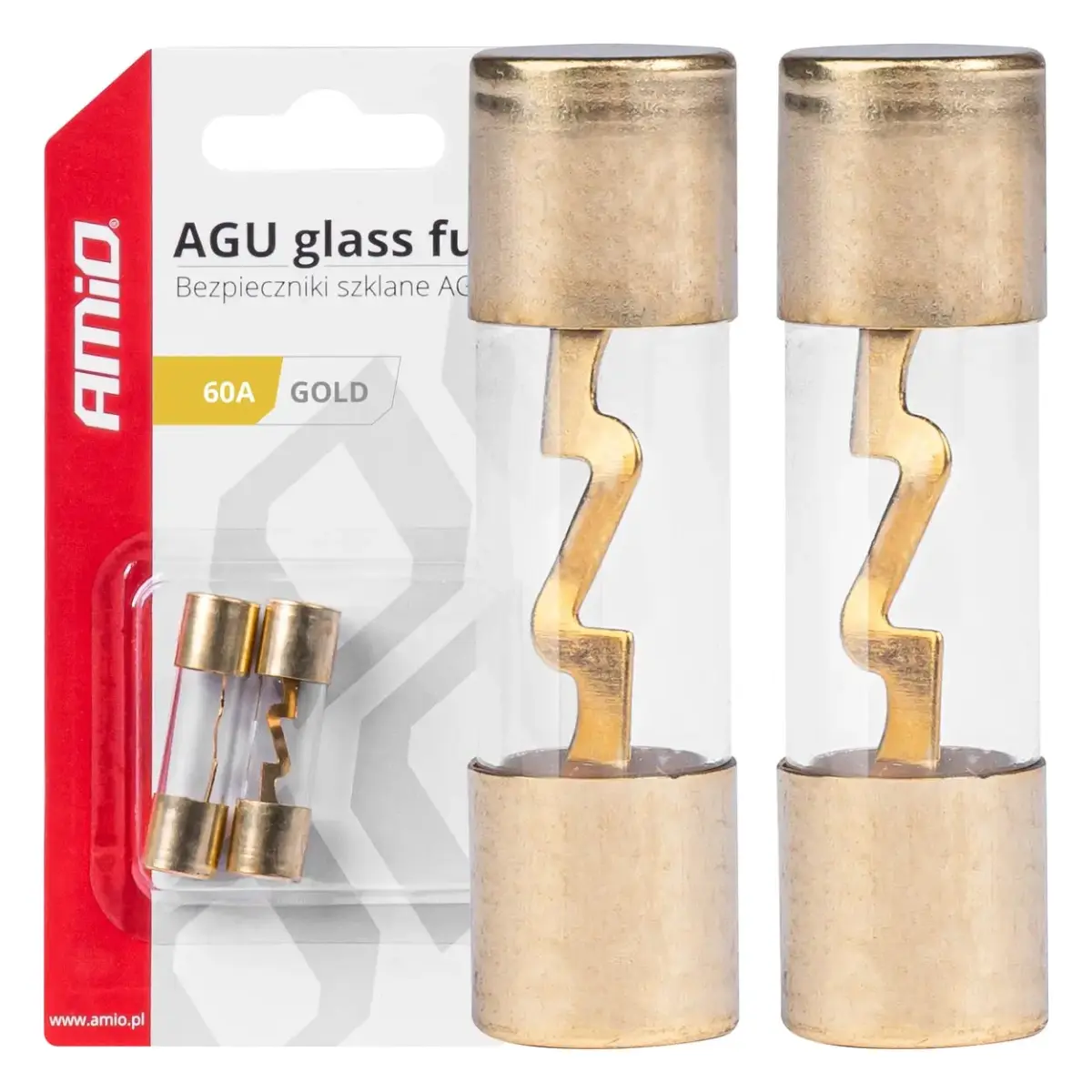 Drošinātāji stikla korpusā Car AGU glass