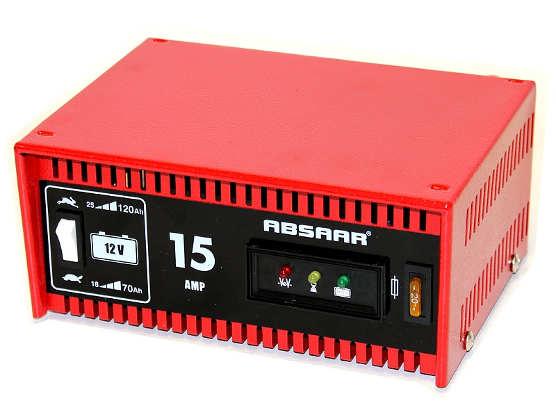 Auto akumulātora lādētājs ABSAAR 12V 15A