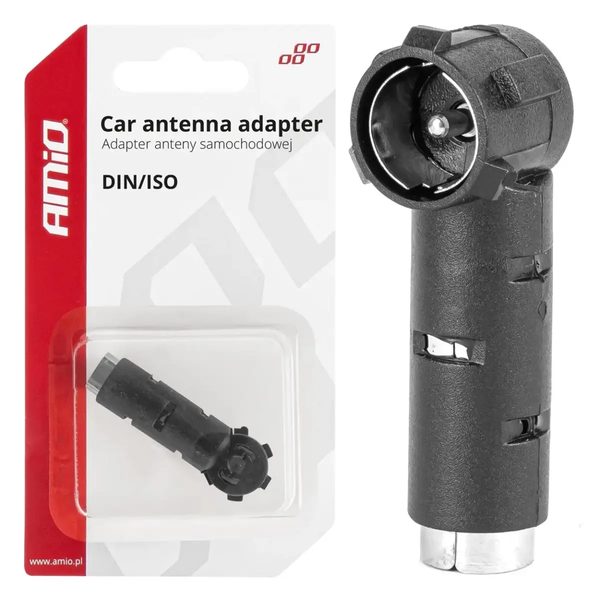 Auto antenas adapteris DIN–ISO AMIO-03967 |