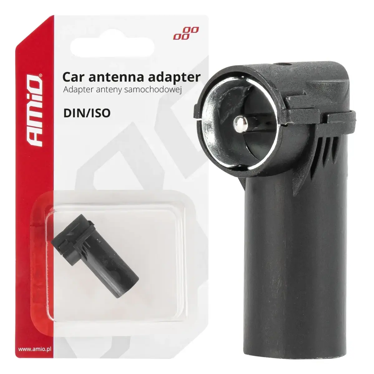 Auto antenas adapteris DIN–ISO AMIO-03968 |