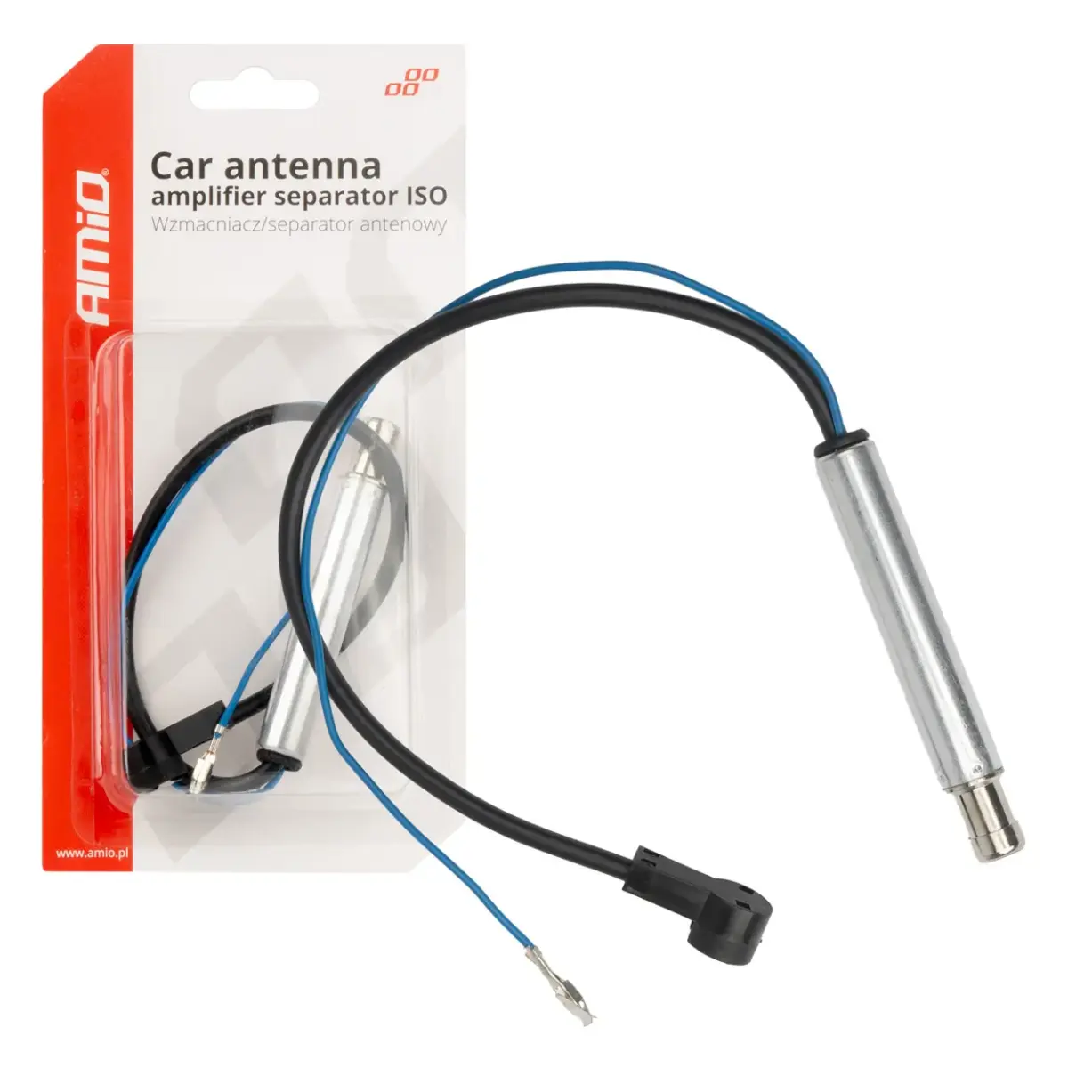 Auto antenas pastiprinātājs-separators ISO AMIO-04131 |