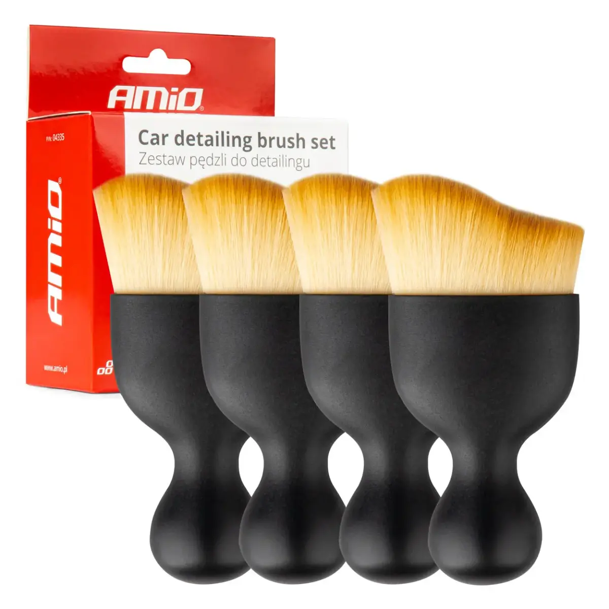 Auto detailing birstu komplekts AMIO-04335 |