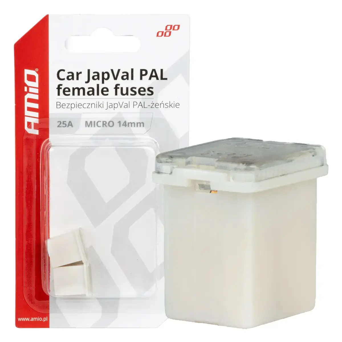 Auto drošinātāji JapVal PAL Female 25A