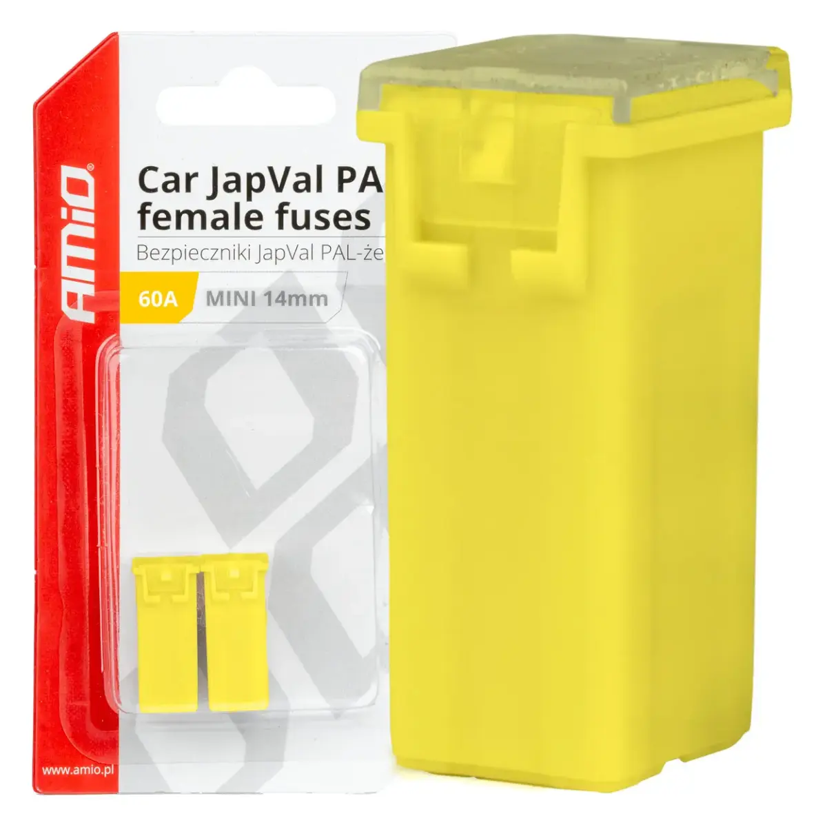 Auto drošinātāji JapVal PAL female 60A