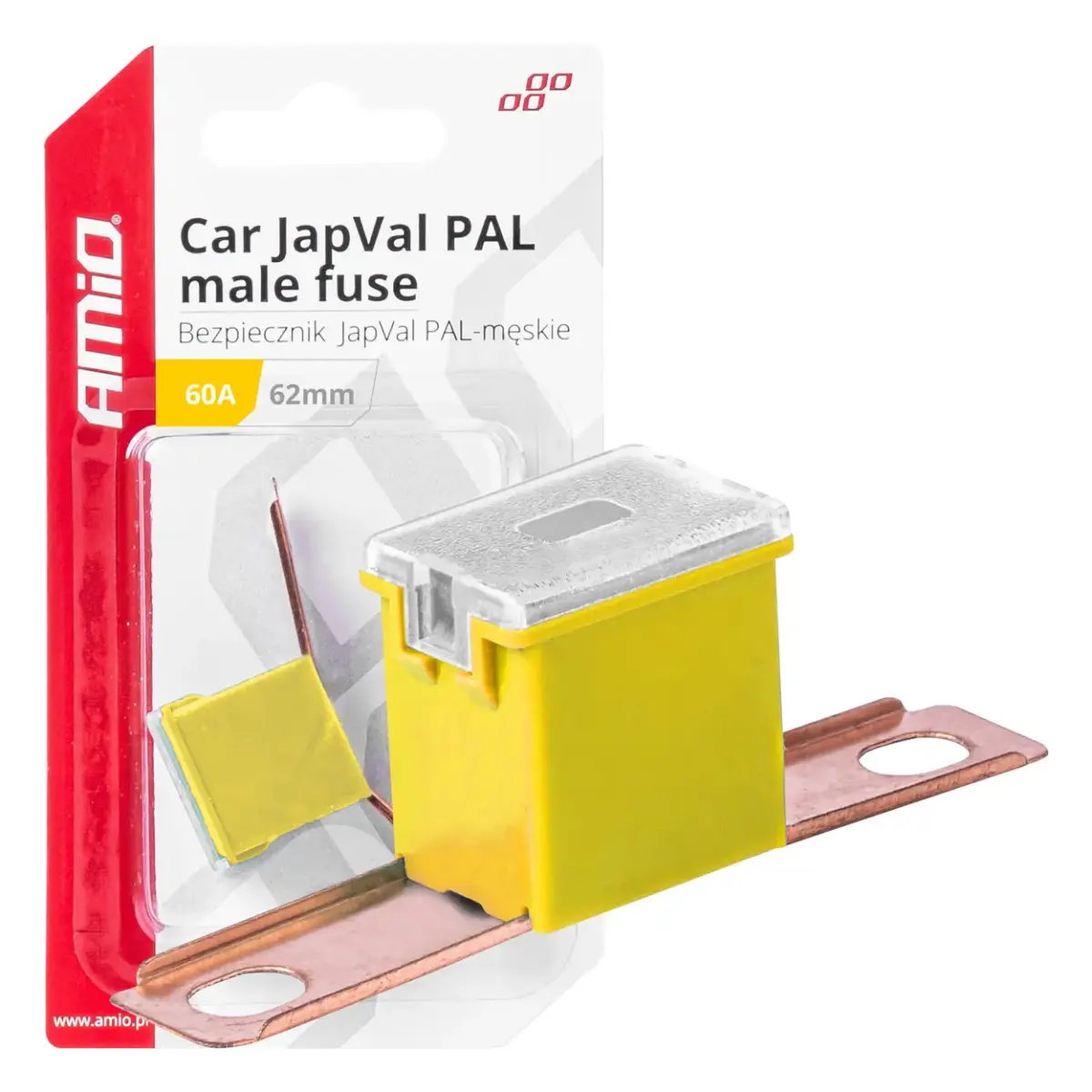 Auto drošinātāji JapVal PAL male 62