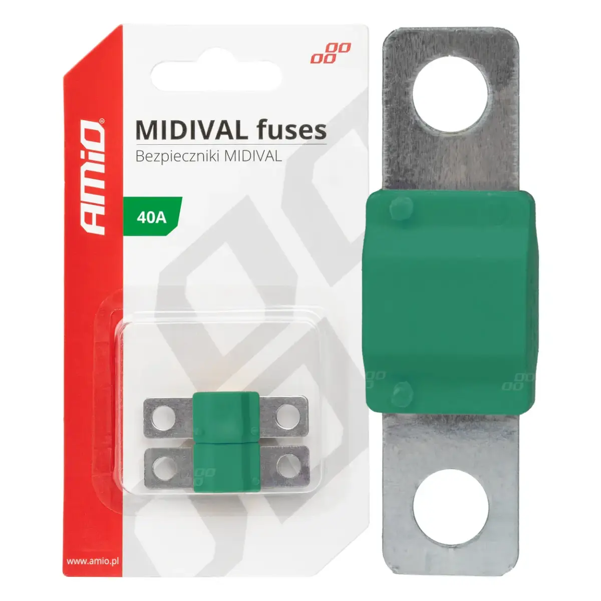 Drošinātājs Car MIDIVAL fuses 40A AMIO-03474